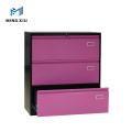Mingxiu 3 Layer Steel File Cabinet / 3 Drawer Wide File Cabinets